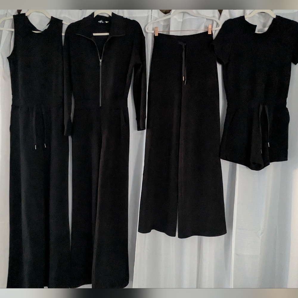 Spanx Air Essentials Air Luxe XS Tall Bundle Black